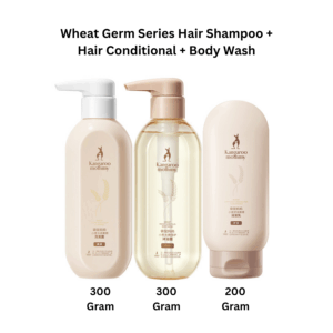 Wheat Germ Hair Shampoo (300ml) + Body Wash (300ml) + Hair Conditional (200g)