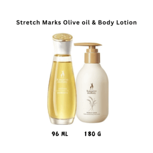 Stretch Marks Olive Oil Essence (98ml) + Wheat Germ Body Lotion (180g)
